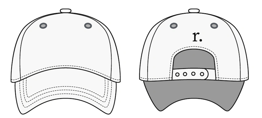 字母刺繡帽設計 · CUSTOM-CAP